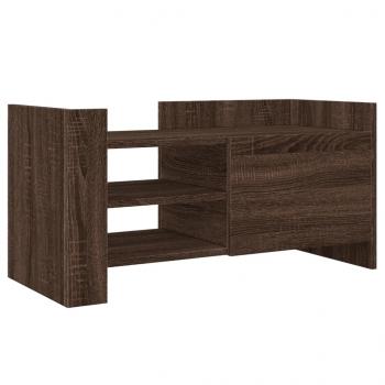 TV-Schrank Braun Eichen-Optik 80x35x40 cm Holzwerkstoff