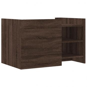 Couchtisch Braun Eichen-Optik 80x50x50 cm Holzwerkstoff