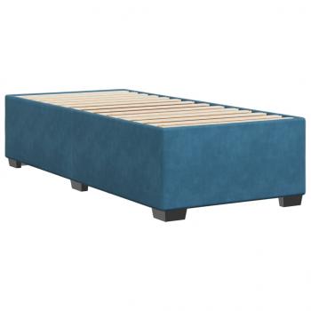 Bettgestell Blau 90x190 cm Samt