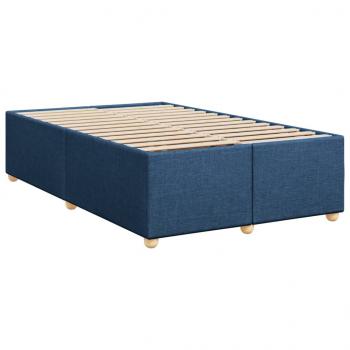 Bettgestell Blau 120x190 cm Stoff