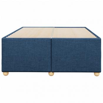 Bettgestell Blau 120x190 cm Stoff