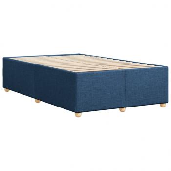 Bettgestell Blau 120x190 cm Stoff