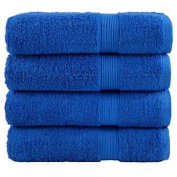 ARDEBO.de - Premium-Badetücher SOLUND 4 Stk. Blau 100x150cm 600 g/m²