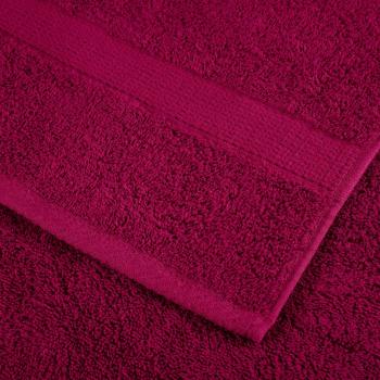 Premium-Handtücher SOLUND 10 Stk. Bordeaux 100x200 cm 600 g/m²