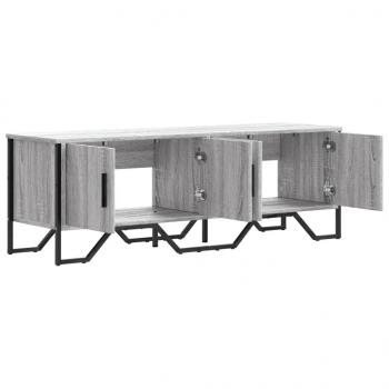 TV-Schrank Grau Sonoma 122x34x41 cm Holzwerkstoff