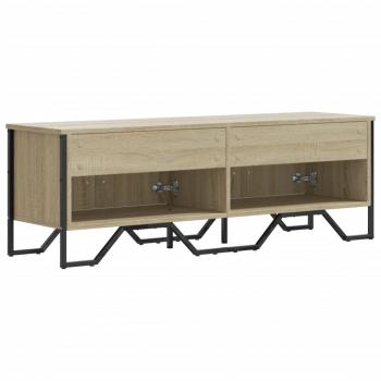 TV-Schrank Sonoma-Eiche 122x34x41 cm Holzwerkstoff