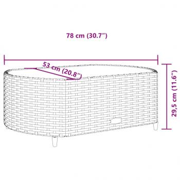 4-tlg. Garten-Sofagarnitur mit Kissen Schwarz Poly Rattan