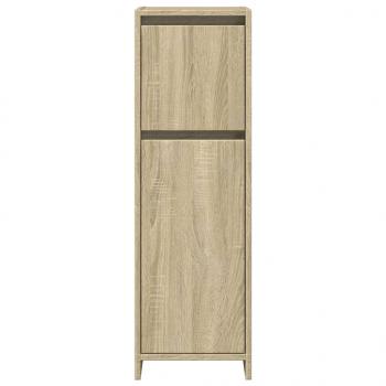 Badezimmerschrank Sonoma-Eiche 30x30x95 cm Holzwerkstoff