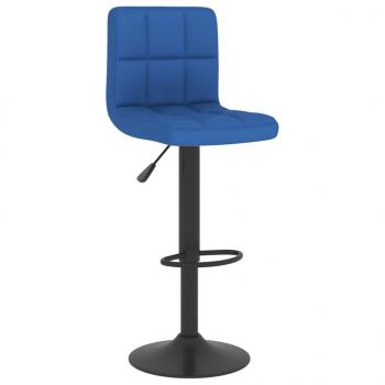 Barhocker Blau Stoff