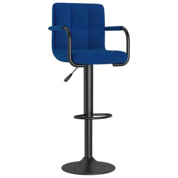 Barhocker Blau Stoff