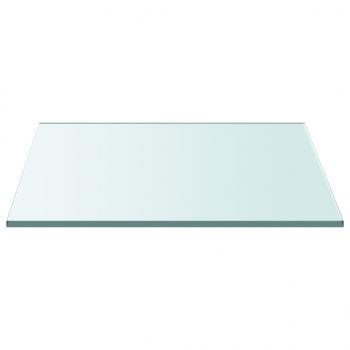 Tischplatte Transparent 40x40 cm Hartglas