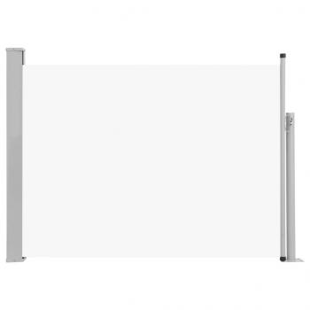 Ausziehbare Seitenmarkise 120×500 cm Creme