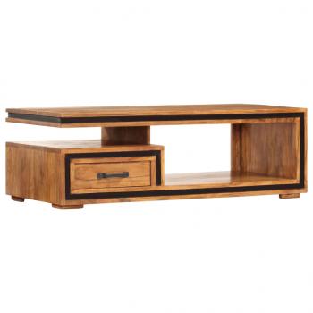 ARDEBO.de - Couchtisch Massivholz Akazie 100x45x33 cm