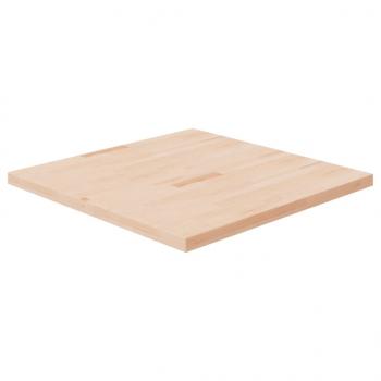 ARDEBO.de - Tischplatte Quadratisch 90x90x4 cm Eichenholz Unbehandelt