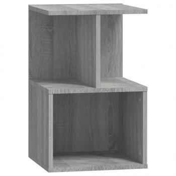 Nachttische 2 Stk. Grau Sonoma 35x35x55 cm Holzwerkstoff