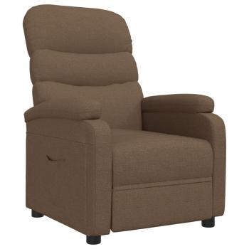 Relaxsessel Braun Stoff