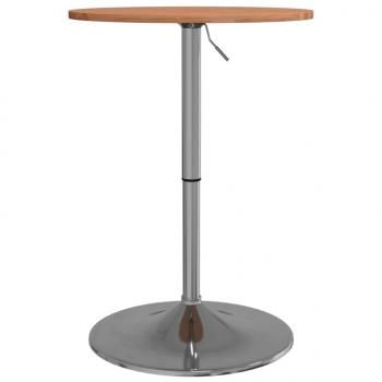 Bartisch Ø50x89,5 cm Massivholz Buche