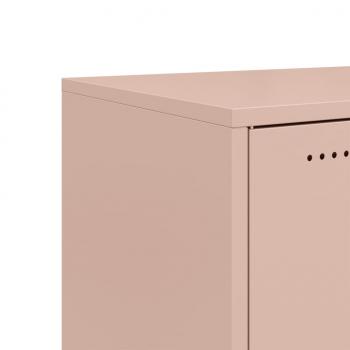 TV-Schrank Rosa 68x39x43,5 cm Stahl