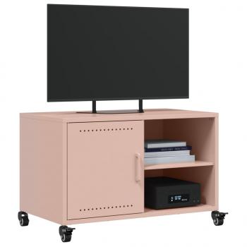 TV-Schrank Rosa 68x39x43,5 cm Stahl