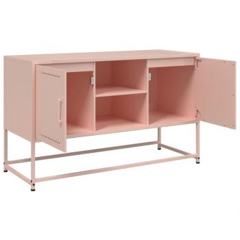 TV-Schrank Rosa 100,5x39x60,5 cm Stahl