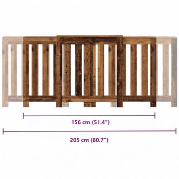 Heizkörperverkleidung Altholz-Optik 205x21,5x83,5 cm