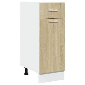 Schubunterschrank Sonoma-Eiche 30x46x81,5 cm Holzwerkstoff