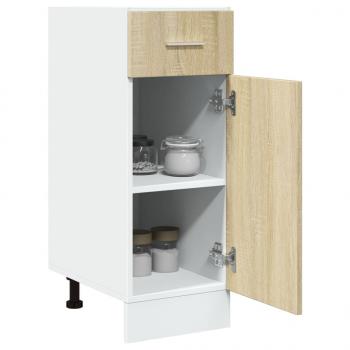 Schubunterschrank Sonoma-Eiche 30x46x81,5 cm Holzwerkstoff