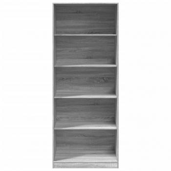 Kleiderschrank Grau Sonoma 80x50x200 cm Holzwerkstoff