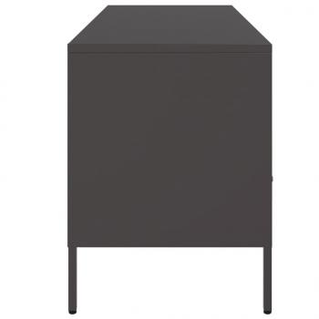 TV-Schrank Schwarz 100,5x39x50,5 cm Stahl