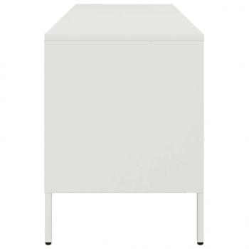 TV-Schrank Weiß 100,5x39x50,5 cm Stahl