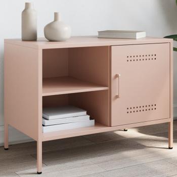 ARDEBO.de - TV-Schrank Rosa 68x39x50,5 cm Stahl