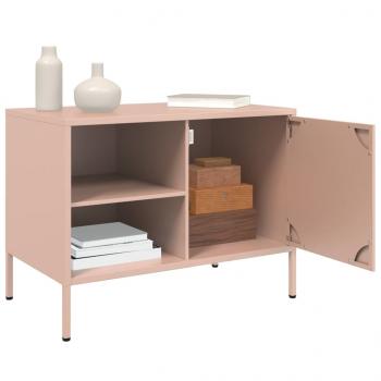 TV-Schrank Rosa 68x39x50,5 cm Stahl