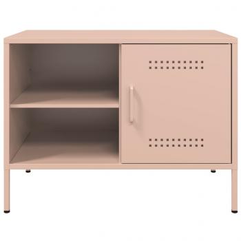 TV-Schrank Rosa 68x39x50,5 cm Stahl