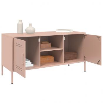 TV-Schrank Rosa 100,5x39x50,5 cm Stahl