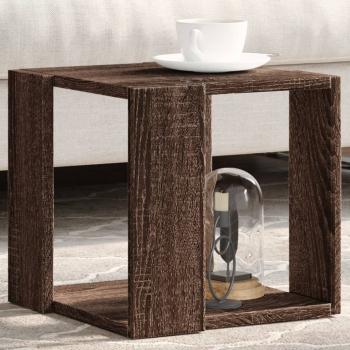 ARDEBO.de - Couchtisch Braun Eichen-Optik 32x32x30 cm Holzwerkstoff