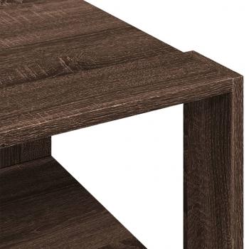 Couchtisch Braun Eichen-Optik 51,5x51,5x30 cm Holzwerkstoff