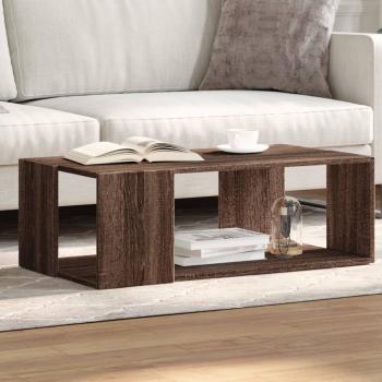 ARDEBO.de - Couchtisch Braun Eichen-Optik 89,5x48x30 cm Holzwerkstoff