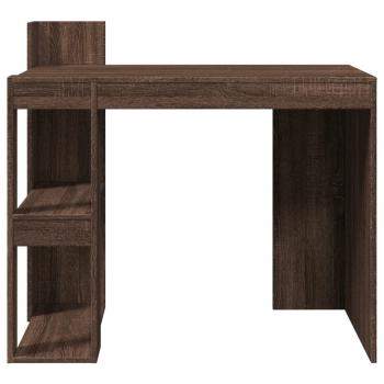 Schreibtisch Braun Eichen-Optik 103,5x56,5x94 cm Holzwerkstoff