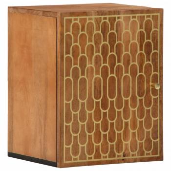 ARDEBO.de - Bad-Wandschrank 38x33x48 cm Massivholz Mango