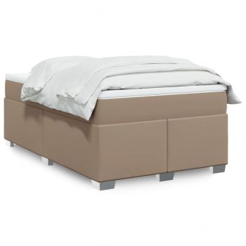 ARDEBO.de - Boxspringbett Matratze Cappuccino-Braun 120x190 cm Kunstleder