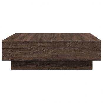 Couchtisch Braun Eichen-Optik 90x90x28 cm Holzwerkstoff