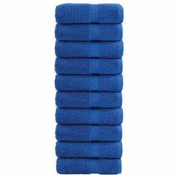 ARDEBO.de - Premium-Seiftücher SOLUND 10 Stk. Blau 30x30 cm 600 g/m²