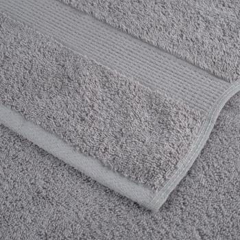 Premium-Saunatücher SOLUND 2 Stk Grau 80x200 cm 600 g/m²