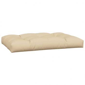 Palettenkissen 2-tlg. Beige Stoff