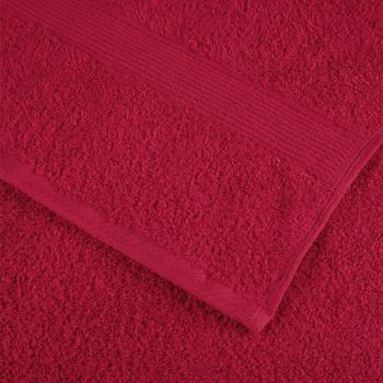 Premium-Saunatücher SOLUND 2 Stk. Rot 80x200 cm 600 g/m²