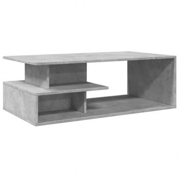 Couchtisch Betongrau 102x55x35 cm Holzwerkstoff