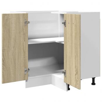 Eckunterschrank Sonoma-Eiche 75,5x75,5x81,5 cm Holzwerkstoff