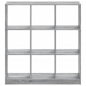 Bücherregal Grau Sonoma 102x32x108 cm Holzwerkstoff