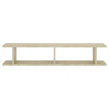 Wandregale 2 Stk. Sonoma-Eiche 105x18x20 cm Holzwerkstoff