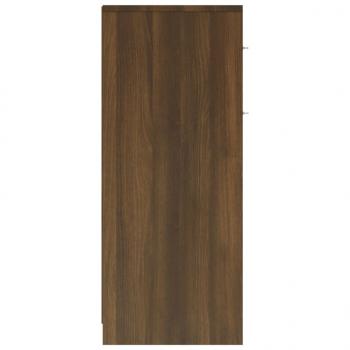 Badezimmerschrank Braun Eichen-Optik 60x33x80 cm Holzwerkstoff